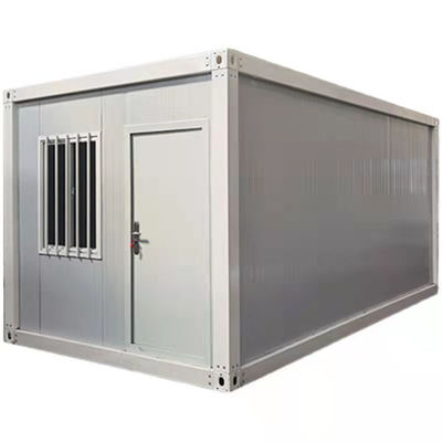 Cuadro de acero galvanizado Contenedor prefabricado Casa con materiales resistentes a la intemperie