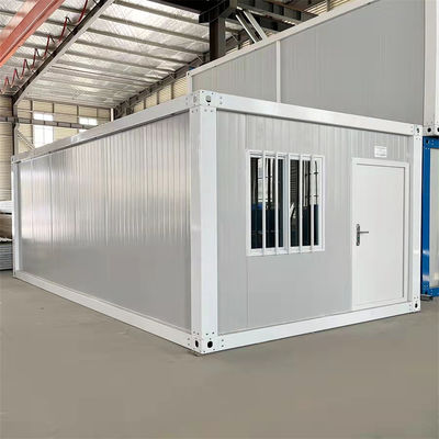 Cuadro de acero galvanizado Contenedor prefabricado Casa con materiales resistentes a la intemperie