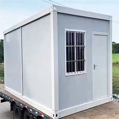 Cuadro de acero galvanizado Contenedor prefabricado Casa con materiales resistentes a la intemperie
