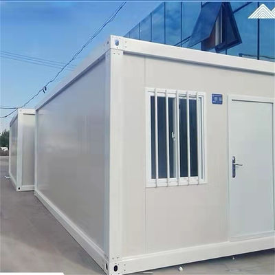 Cuadro de acero galvanizado Contenedor prefabricado Casa con materiales resistentes a la intemperie