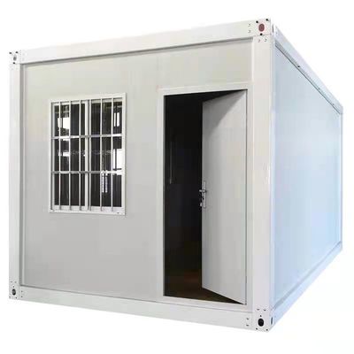 Casa de contenedores prefabricada con ventana corredera de PVC diseño sencillo