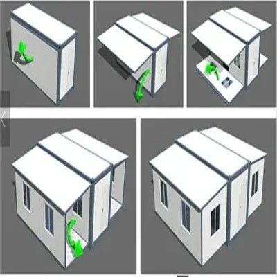 Casa de contenedores expandible con estilo de diseño moderno y estructura resistente al clima