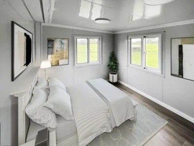 Casa de contenedores expandible con estilo de diseño moderno y estructura resistente al clima