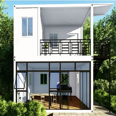 Cuadro de acero galvanizado contenedor de paquete plano edificio de oficinas modular 2022 Casa de Shandong