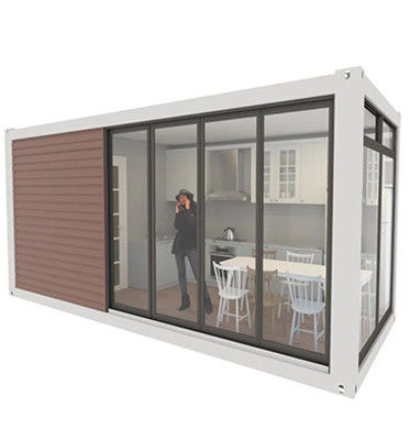Edificio de oficinas de 20 pies o 40 pies Casas prefabricadas modulares Casa de contenedores Paquete plano