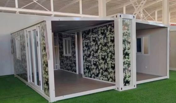 Casa de contenedores de lujo personalizada 30 años Vida útil Contenedor prefabricado expandible
