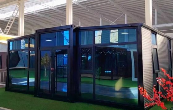 Casa de contenedores de lujo personalizada 30 años Vida útil Contenedor prefabricado expandible