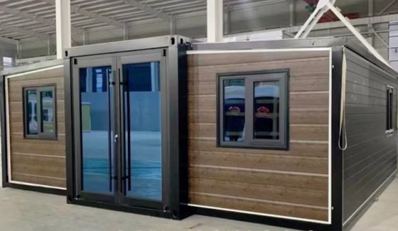 Casa de contenedores de lujo personalizada 30 años Vida útil Contenedor prefabricado expandible