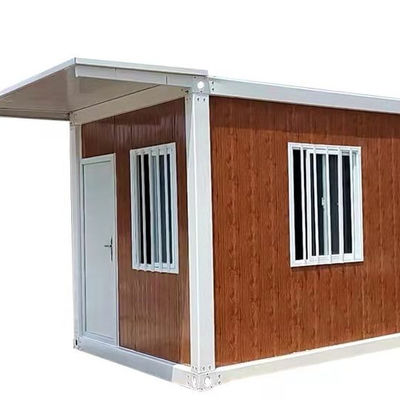 Hotel Casa de contenedores de paquete plano con ventana corredera de PVC fabricada
