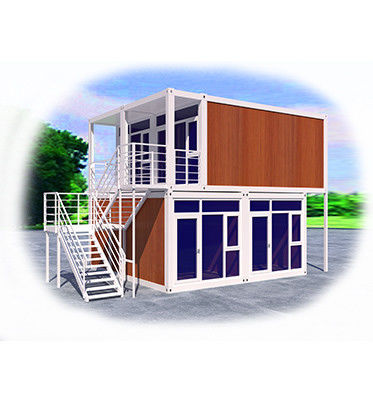 Vivienda Casa de contenedores de paquetes planos con ventana corredera de diseño tradicional de PVC