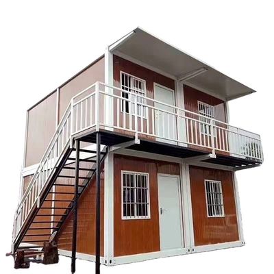 Hotel Casa de contenedores de paquete plano con ventana corredera de PVC fabricada