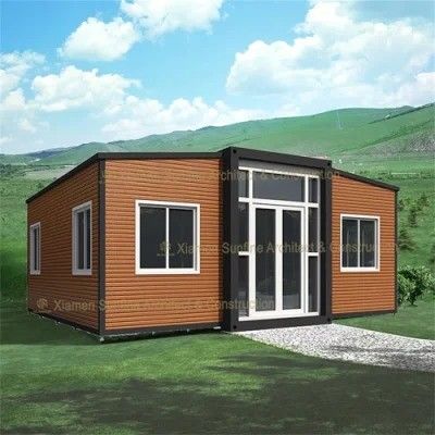 Vivienda móvil al aire libre 20FT/40FT Conteniente de envío de hotel de acero prefabricado plegable de lujo moderno