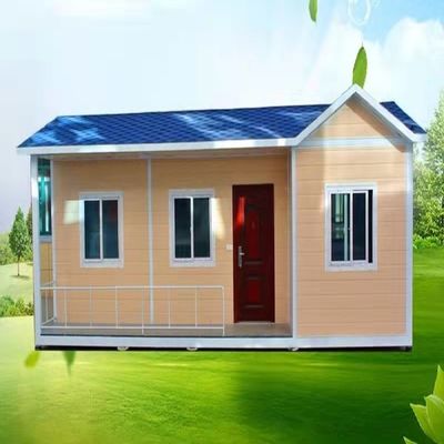 Prefabricado Modular Tiny Container Van House con marco de acero galvanizado