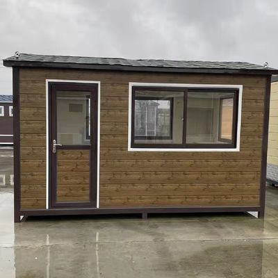 Prefabricado Modular Tiny Container Van House con marco de acero galvanizado