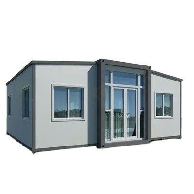 Taller Almacén 20FT 40FT Moderno de acero prefabricado pequeña casa móvil modular expandible