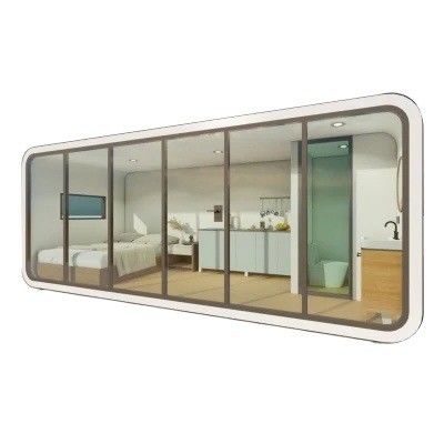 El estilo de diseño moderno móvil Hotel cápsula de lujo Apple Cabin Space House
