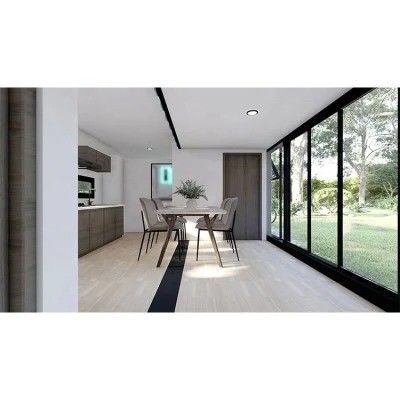 Modular Multifunción 40FT Contenedor de envío de paquete plano Casa de la villa para necesidades de oficina
