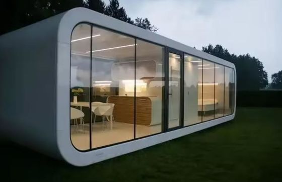 Casa de contenedores de lujo de acero tamaño personalizado para almacén de Apple multifuncional
