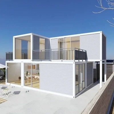 20 pies / 40 pies Prefabricado Modular Container Casa Solución de oficina para el hogar
