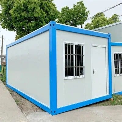 Casas de contenedores plegables de 20 pies Casas al aire libre cobertizos prefabricados Almacenamiento para versátiles