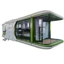 Casa prefabricada de lujo Contenedor para cápsula espacial solar