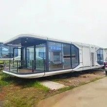 Casa prefabricada de lujo Contenedor para cápsula espacial solar