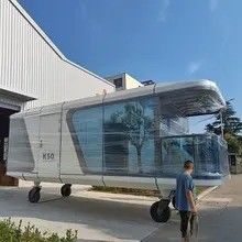 Casa prefabricada de lujo Contenedor para cápsula espacial solar