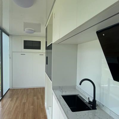 20 pies o 40 pies de montaje de grasa Pack Container House La solución perfecta
