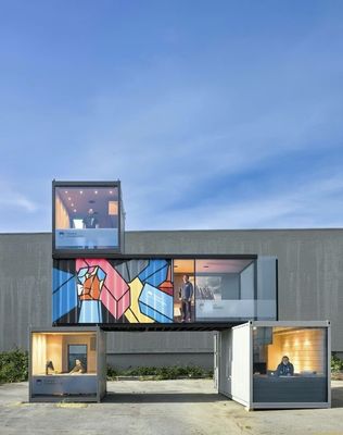 Contenedores prefabricados desmontables Casas de oficina Hoteles Jardín de vivienda Casa de contenedores