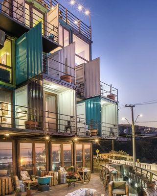 Contenedores prefabricados desmontables Casas de oficina Hoteles Jardín de vivienda Casa de contenedores