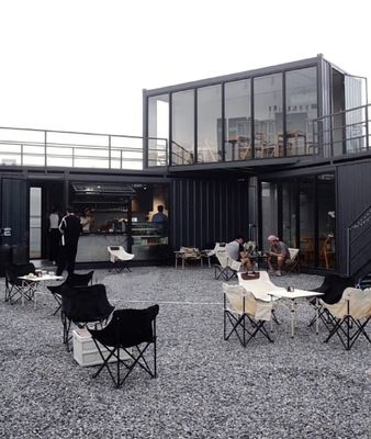 Contenedores prefabricados desmontables Casas de oficina Hoteles Jardín de vivienda Casa de contenedores