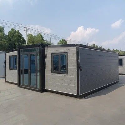 Casa modular portátil Prefabricada de acero Oficina modular Villa de lujo