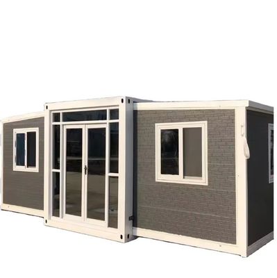 Casas de contenedores con marco de acero galvanizado Modernas viviendas móviles plegables