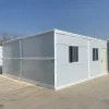 Casa de contenedores de embalaje plano en el taller Construcción de almacén