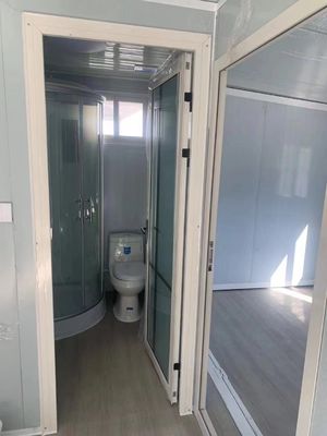 Casas de contenedores con marco de acero galvanizado Modernas viviendas móviles plegables