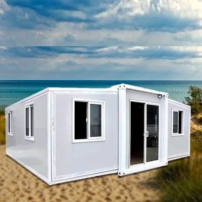 Casa prefabricada de lujo plegable de 20 pies de color personalizado