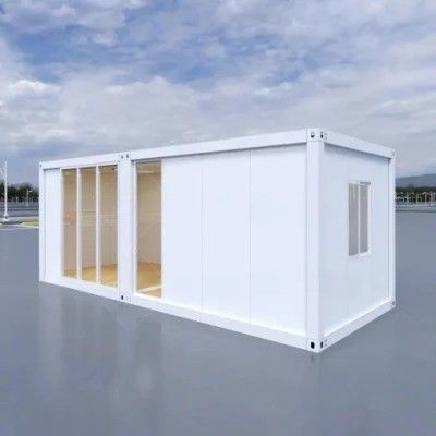 Edificio de oficinas de lujo Casa de contenedores prefabricada reciclable para vivir en familia