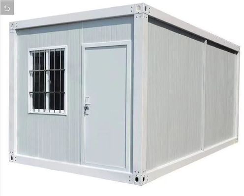 Casa de contenedores de 20 pies de tamaño plano Contenedores prefabricados Casas de campamento con desmontables