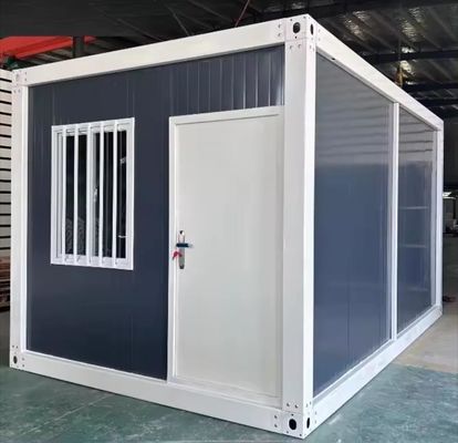 Casa de contenedores de 20 pies de tamaño plano Contenedores prefabricados Casas de campamento con desmontables