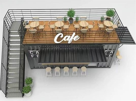 Tienda de café modificada portátil para taller