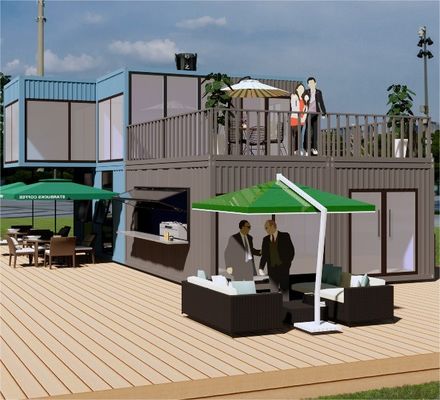 Tienda de café modificada portátil para taller