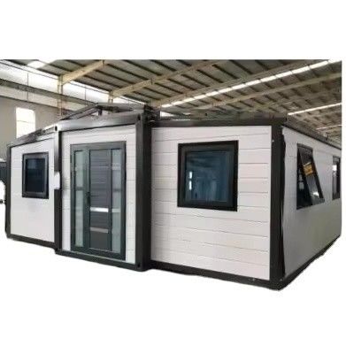 Casa de contenedores de madera expandible con buena cantidad para el dormitorio