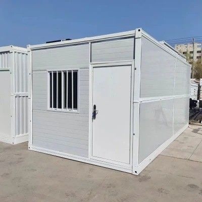 Casa de contenedores de paquetes de grasa Una solución portátil y lujosa con marco de acero