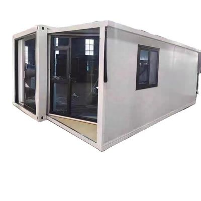 Casa modular plegable prefabricada de 3 dormitorios con color personalizado y puerta de acero