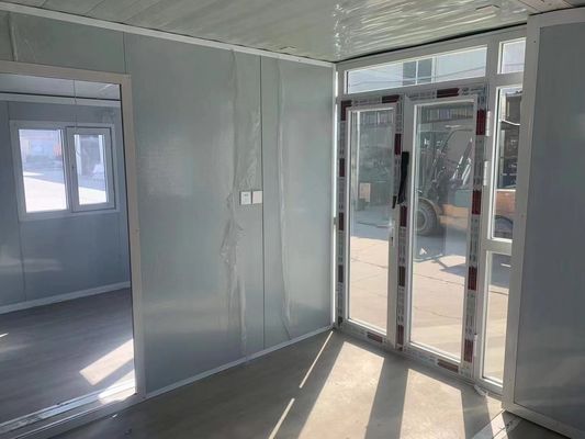 20 pies de navegación estructura de madera acero lujosa casa de contenedores para acero ligero