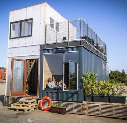 20ft/40ft Cuadro de acero galvanizado Acero ligero Contenedor desmontable Casa prefabricada
