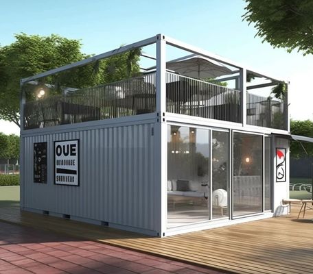 20ft/40ft Cuadro de acero galvanizado Acero ligero Contenedor desmontable Casa prefabricada
