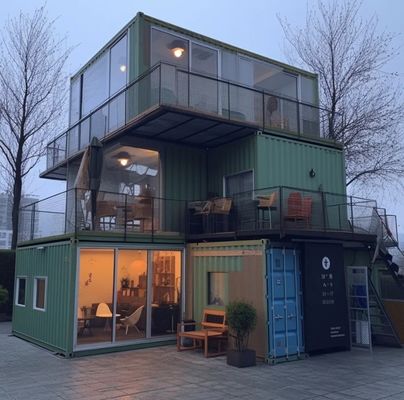 20ft/40ft Cuadro de acero galvanizado Acero ligero Contenedor desmontable Casa prefabricada