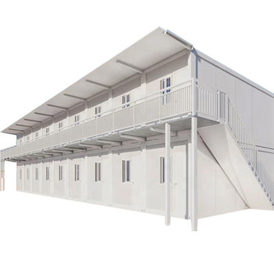 Casa desmontable de acero galvanizado 2022 Diseño de viviendas para blanco / gris / negro