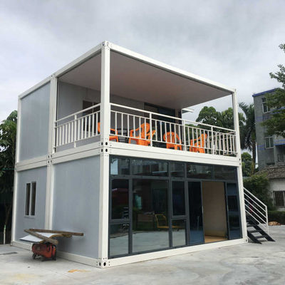 Casa desmontable de acero galvanizado 2022 Diseño de viviendas para blanco / gris / negro